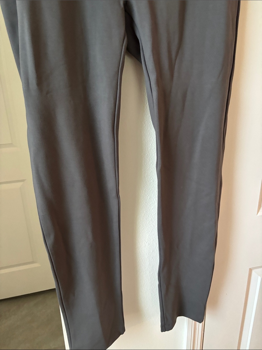Slimsation By Multiples Charcoal Gray High-Rise Stretch Leggings - Picture 3 of 5